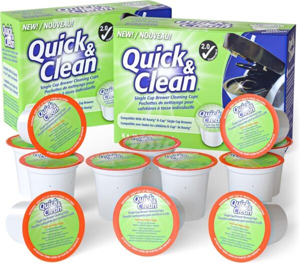81kGbH0jFkL._AC_SL1500_ Review of Quick & Clean Keurig Cleaning Pods for Coffee Machine Maintenance