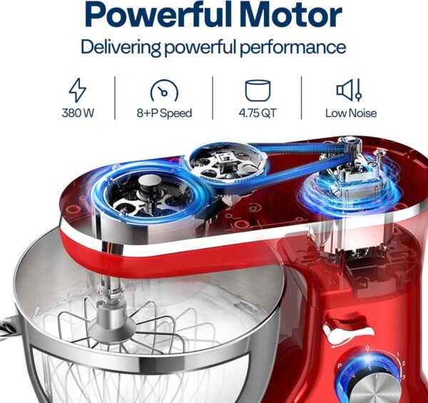 81n3tjxmnjL._AC_SL1500_ VIVOHOME Stand Mixer Review 4.75 Quart Kitchen Electric Mixer with 8 Speeds