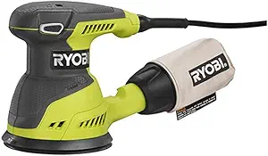 Ryobi RS290G Random Orbit Sander Review Powerful Corded 5 Inch Dust Bag Included