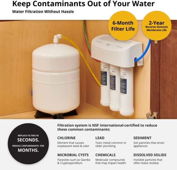 Whirlpool WHER25 Reverse Osmosis System Review with iSpring ICEK Fridge Connection Kit