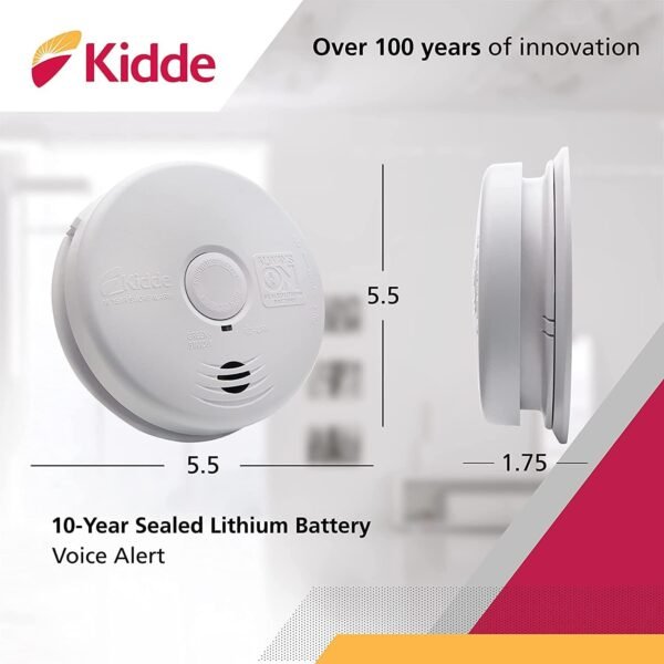 Kidde Hardwired Smoke Detector Review 10-Year Battery Backup and Interconnect Features
