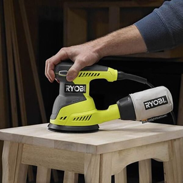 61jNoTfeNyL._AC_SL1000_ Ryobi RS290G Random Orbit Sander Review Powerful Corded 5 Inch Dust Bag Included