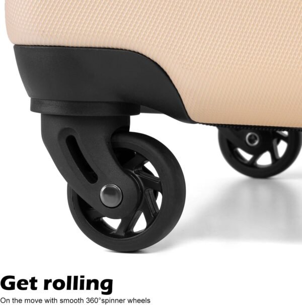 71GEYYoztL._AC_SL1500_ Coolife Luggage 3 Piece Set Review Lightweight Durable Spinner Suitcase TSA Lock