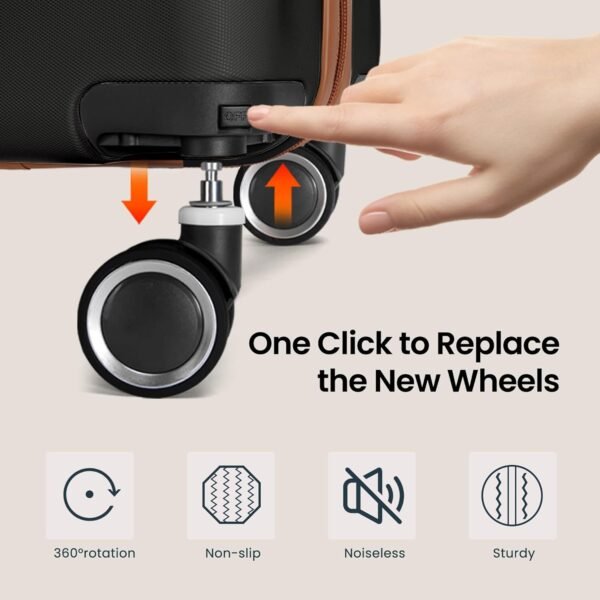 Carry-On Luggage Review Raifords TLM100 Lightweight Airline Approved Spinner Wheels