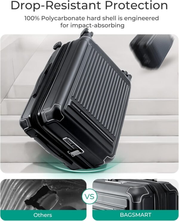 Comprehensive Review of BAGSMART Carry On Luggage Lightweight Durable Spinner Wheels