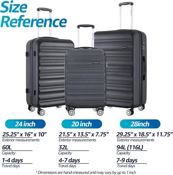 71u0lieqVoL._AC_SL1500_ 20 Inch Carry-On Luggage Review GOODLUG Durable TSA Lock Spinner Wheels