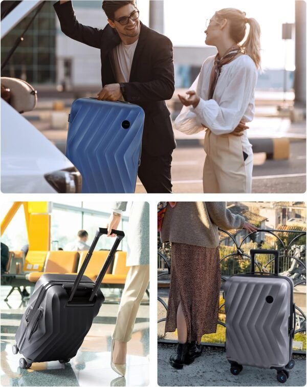 81Bf9WCNutL._AC_SL1500_ BAGSMART Carry On Luggage Review Lightweight 20 Inch Spinner Suitcase Durability Tested