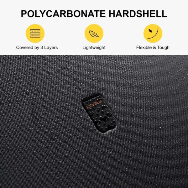 81I1PcegMPL._AC_SL1500_ LEVEL8 Luminous Carry On Luggage Review Lightweight Durable TSA Lock Suitcase