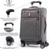 81SX28TOWvL._AC_SL1500_ Travelpro Platinum Elite Carry On Luggage Review Ultimate Expandable Spinner Suitcase