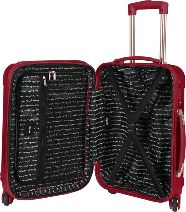 Kensie Alma Hardside Spinner Carry-On Luggage Review Unpacking Style and Durability